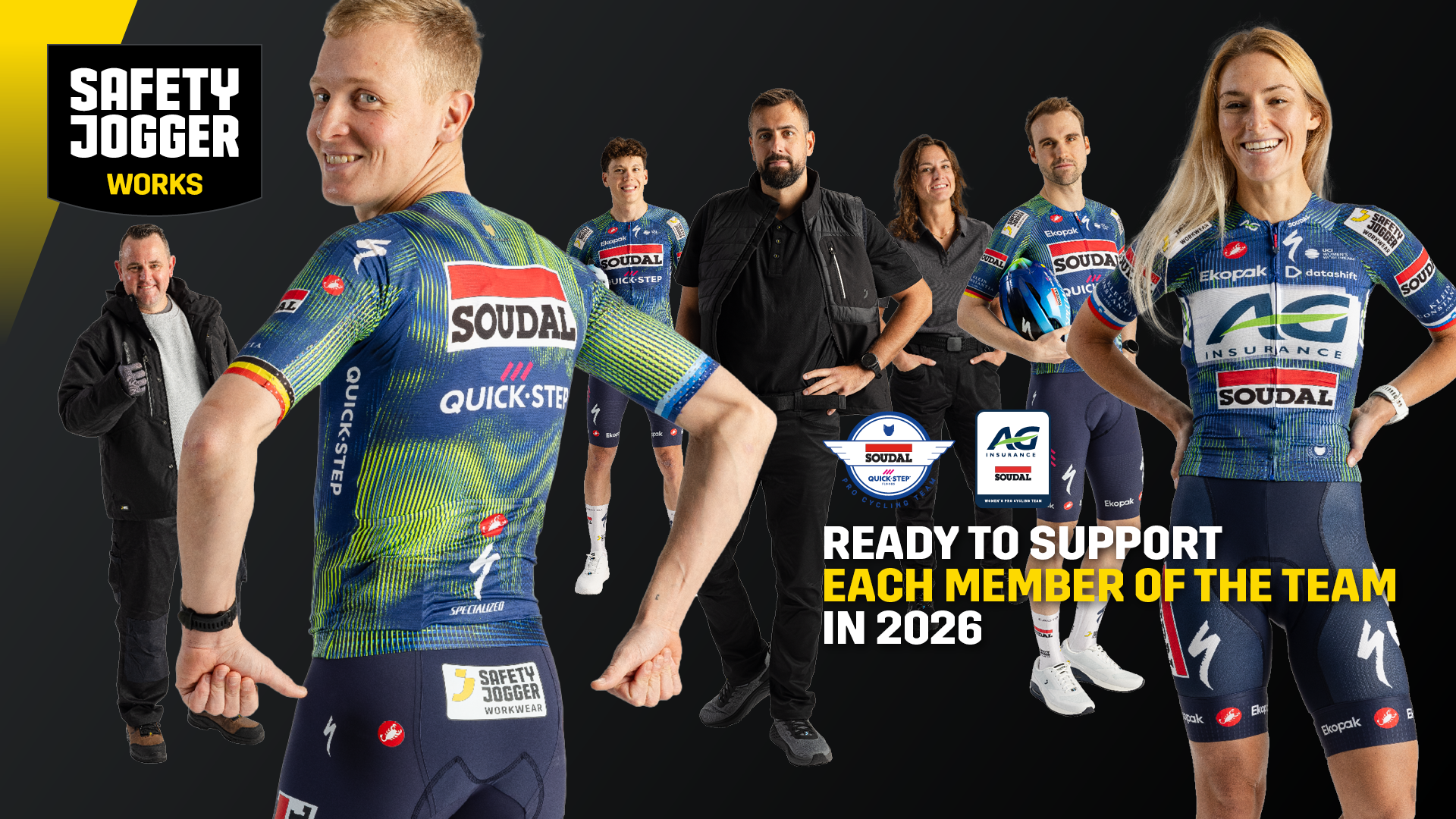 Safety Jogger Works triples brand visibility on Soudal Quick-Step outfit in 2026